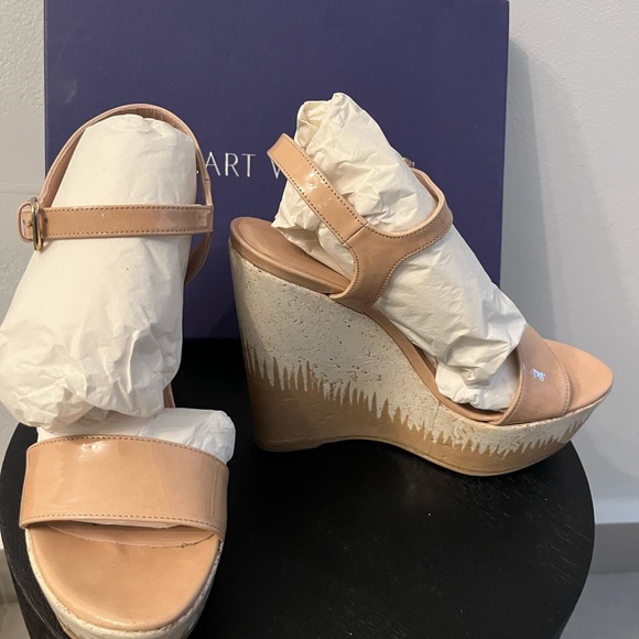 Stuart Weitzman Platform Heels Size 7.5 - Picture 3 of 6
